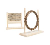 Trixie Kit d'agilité pour lapins nains avec obstacle et anneau 28 × 26 × 11 cm