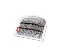 Prym Rundstricknadel Set Lilac Streifen 4,0-10,0 mm, Natur 223801-1 Lot d'aiguilles à Tricoter circulaires Rayures 4 à 10 mm, Bois, Naturel