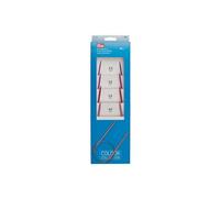 Prym Jeu d'aiguilles circulaires 211980 – Aluminium 2,5–4,0 mm 80 cm – Multicolore