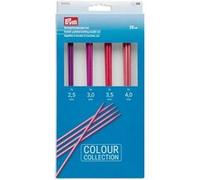 Set Aiguilles doubles pointe 20 cm du N°2,5 à 4 -(...) - Multicolore