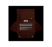Set Aiguilles Interchangeables Circulaires Lace - Addi Click Marron