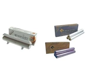 SET All in one Wrapmaster dispenser 1000 and cling film such as aluminium foil 1000