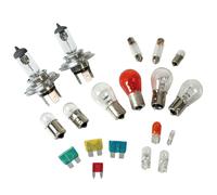 Set Ampoules de Rechange 19 Pièces, Halogène 2X H4 - 12V LAMPA