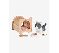 Set animal de compagnie Chat + accessoires en bois FSC® bois TU