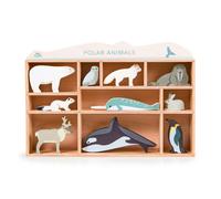 Set animaux animaux polaires bleu, blanc, beige TU