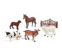 Set animaux de la ferme : Moltó - 6 pièces en plastique