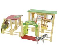 Set animaux en bois (zoo)
