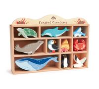Set Animaux Marins En Bois Beige TU