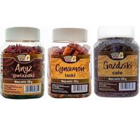 Set : Anis étoilé 120 G, Bâtons de cannelle 120 G, Clous de girofle entiers 200 G