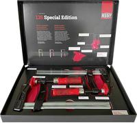SET anniversaire 2x serre-câbles TGA25SET-135 Bessey TGA25SET-135 Envergure max.:250 mm Mesures d'empattement:120 mm
