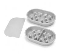 Set Anti-Glouton pour Chat Compatible SureFeed, 2 Bols Silicone et Tapis | Ralentit les repas, silicone alimentaire antidérapant et facile à nettoyer, avec 2 gamelles et tapis