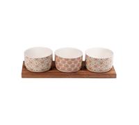 Set apéritif 3 pièces Rangoli Table passion