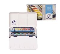 Set aquarelle - VAN GOGH - Boîte Métal 12 1/2 Godets - Multicouleur - Bleu