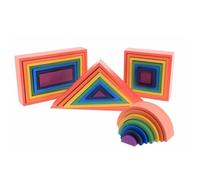 Set architecte arc-en-ciel