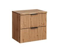 Set armoire Comad Adel Oak ADEL OAK 82-60-B-2S, plan de travail suspendu Comad Nature Wotan NATURE WOTAN 89-60-46 M