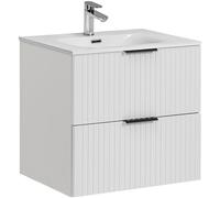 Set armoire Comad Adel White ADEL WHITE 82-60-B-2S, lavabo Comad Sky SKY60-8099