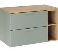 Set armoire Comad Aster Green ASTER GREEN 82-60-46-2S, plan de travail suspendu Comad Nordic Cremona CREMONA 89-80-46 M, CREMONA UN 81-20-44