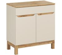 Set armoire Comad Bali Cashmere BALI CASHMERE 82-80-46-2D, plan de travail suspendu Comad Adel Oak BLAT UN. 89-80-B WOTAN