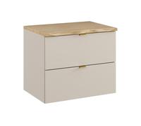 Set armoire Comad Dalia Cashmere DALIA CASHMERE 82-60-46-2S, plan de travail suspendu Comad Nature Cremona NATURE CREMONA 89-60-46 M