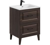 Set armoire Comad Dorothy Ristretto DOROTHY RISTRETTO 82-60-46-2S, lavabo Comad Go GO60/DP-8095, NIAGARA UM 03 BLACK 86001B