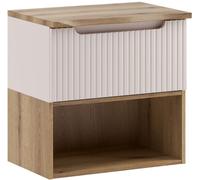 Set armoire Comad Nova Cashmere NOVA CASHMERE 82-60-40-1S, plan de travail suspendu Comad Nature Coast Evoke NATURE COAST EVOKE 89-60-40 M, COAST EVOKE UN 81-60-29