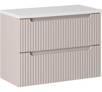 Set armoire Comad Nova Cashmere NOVA CASHMERE 82-80-2S, plan de travail Comad Nova White NOVA WHITE 89-80