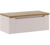 Set armoire Comad Nova Cashmere NOVA CASHMERE 82-80-40-1S, plan de travail Comad Nova Oak NOVA OAK A 89-80
