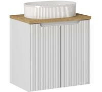 Set armoire Comad Nova White NOVA WHITE 82-60-2D, lavabo Comad Beyond BEYOND 5 WHITE ( E-6564 ), NOVA OAK A 89-60