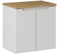 Set armoire Comad Nova White NOVA WHITE 82-60-2D, plan de travail Comad Nova Oak NOVA OAK A 89-60