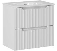 Set armoire Comad Nova White NOVA WHITE 82-60-2S, lavabo Comad Sky 3 SKY 3 60CM DP (E-8099-3-60)