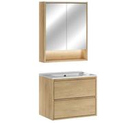Set armoire Comad Viola CREMONA UN 84-60-2D, lavabo Comad Lava UM-CFPLAVA60DDP, VIOLA CREMONA 82-60-46-2S
