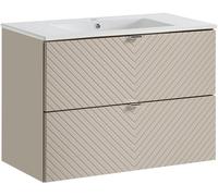 Set armoire Comad Viva Cashmere VIVA CASHMERE 82-80-2S, lavabo Comad Dance White CFP-8009DANCE80DP