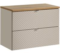 Set armoire Comad Viva Cashmere VIVA CASHMERE 82-80-2S, plan de travail Comad Nova Oak NOVA OAK A 89-80