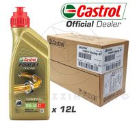 Set Atelier 12L Huile Castrol POWER1 Racing 10w40 100% Optique Jaso MA2 Api Sl