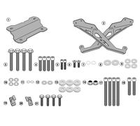 Set Attaque Arrière GIVI sr2122 pour Coffre Monokey / Serrure pour Yamaha mt-09