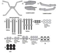 Givi Kymco Cv3 550 2022-2023 Top Case Rear Fitting Argenté