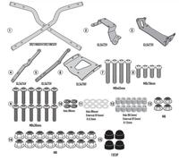 Set Attaque Arrière SR2166 pour Coffre Case, Yamaha MT 125