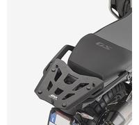 Set Attaque Avec Plaque Aluminium Noir, GIVI SRA5146 pour Caisses Monokey, BMW R