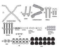 Set Attaque GIVI SR1200 pour Coffre Monokey / Case, Honda CB 750 Hornet