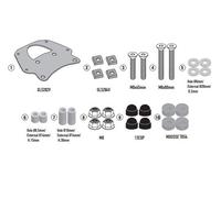 Set Attaque GIVI sr5619 pour Coffre Monokey / Case, Piaggio MP3 HPE 400-530
