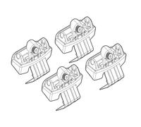 Lampa n21166 Kit Accessoires pour Fixation sur Le Toit de la 2 Bars - 166
