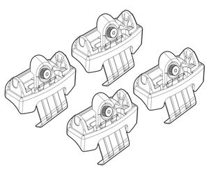 Set Attaques - 193 Nordrive pour Honda Cr-V (10/12>)