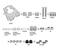 Set Attaques Arrière GIVI SR2150 pour Coffre Monokey / Case Yamaha X-Max / T -