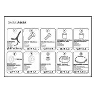 Givi 443AG Kit de Montage pour Disque