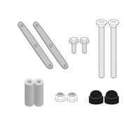 Set Attaques pour Pare-Brise KAPPA 6711DTK pour Aprilia Sr 200 Gt Urb J