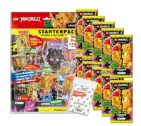 Set avec Lego Ninjago série 8 Next Level - 1 starter + 10 boosters + 2 cartes Star Wars limitées + pochettes exclusives Collect-it
