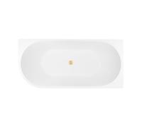 Set baignoire d’angle Oltens Delva 11006000, couvercle en liège Oltens 09002810