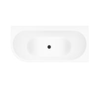 Set baignoire d’angle Oltens Hulda 11002000, couvercle en liège Oltens 09002300