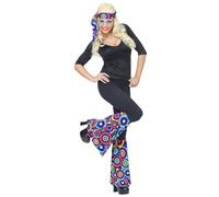 W WIDMANN MILANO Party Fashion - Set Hippie années 60 / 70, bandeau et manchettes, Hippie, Reggae, Flower Power