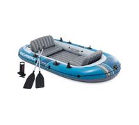Intex Pools Ensemble bateau Excursion 4 66324NP 315 x 165 x 43 cm Bleu ciel Jusqu'à 500 kg